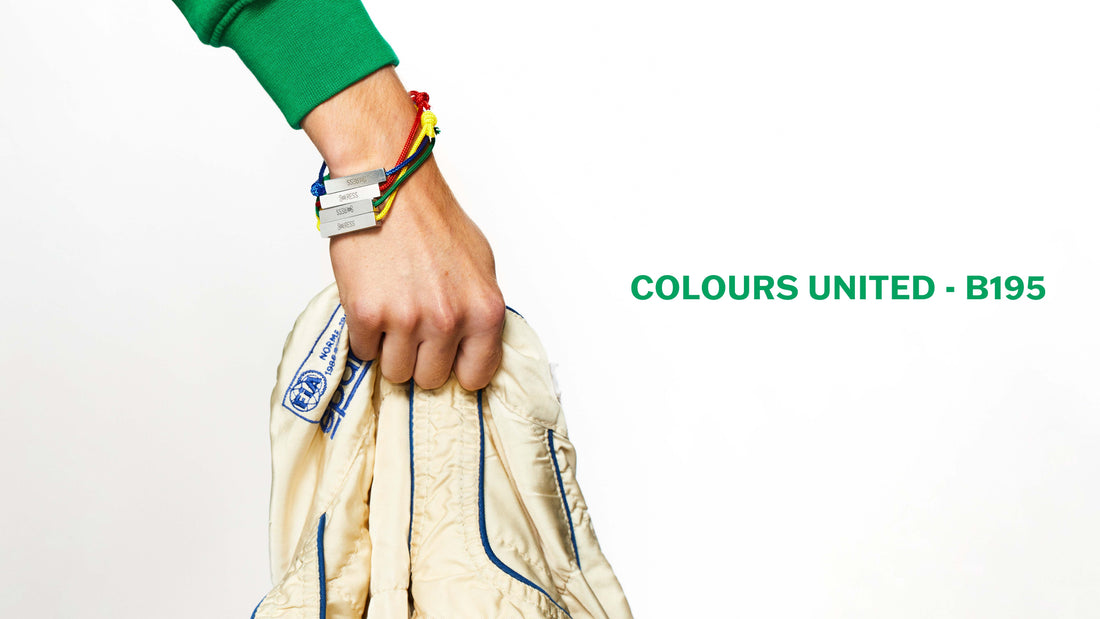 Colours United - B195, Made from Michael Schumacher's 1995 Benetton F1 car