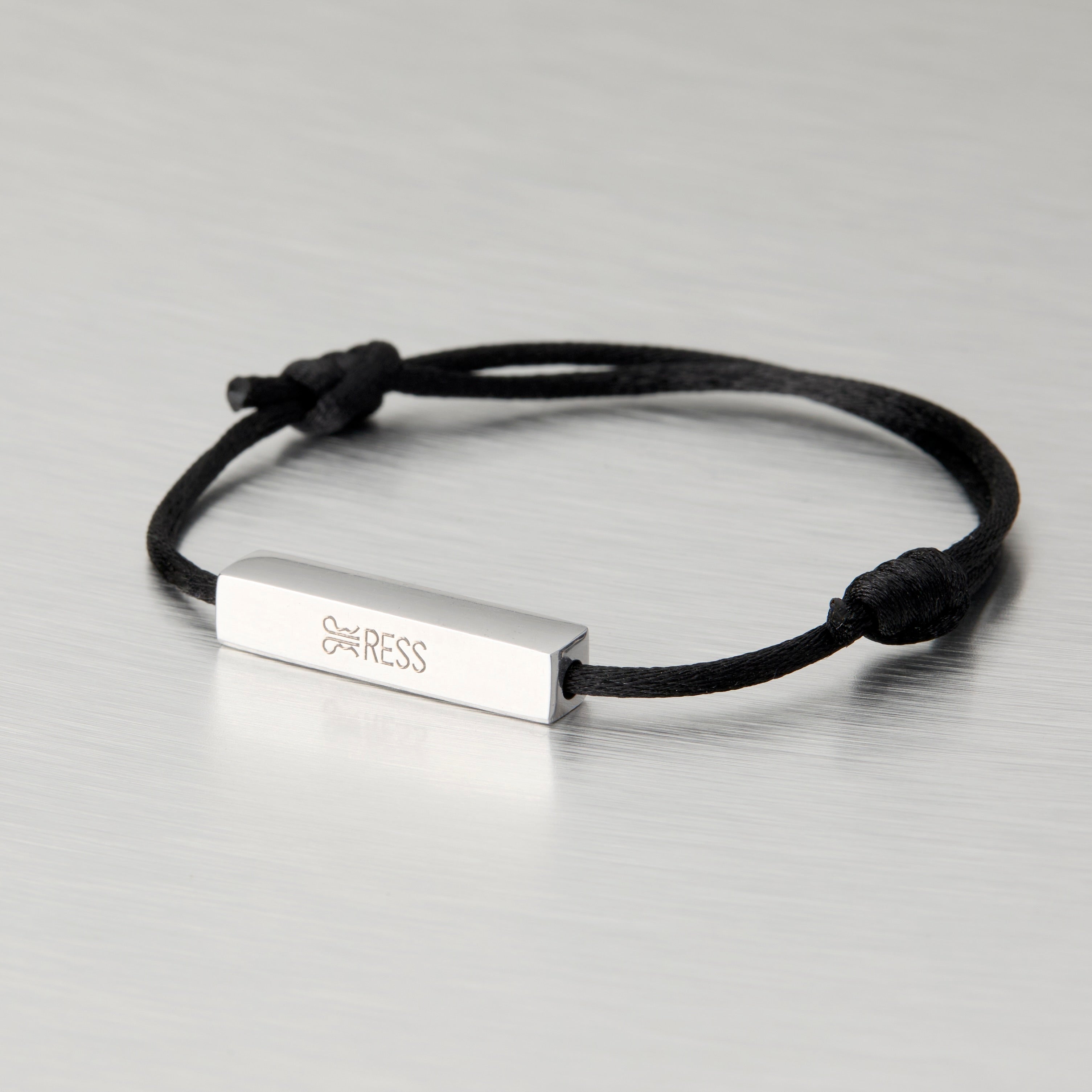 Driver No.44 Woven Black Bracelet