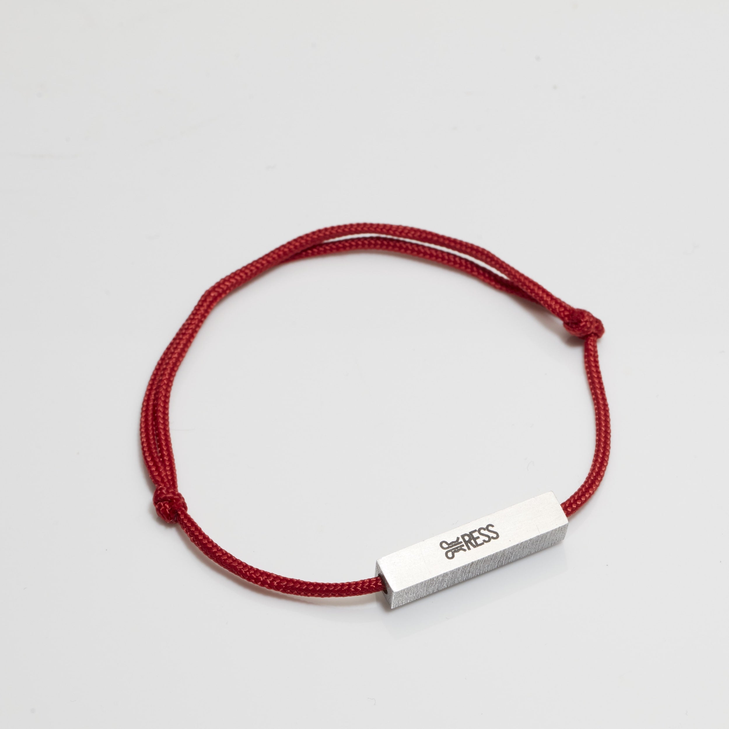 Driver No.44 Woven Silk Bracelet - Red